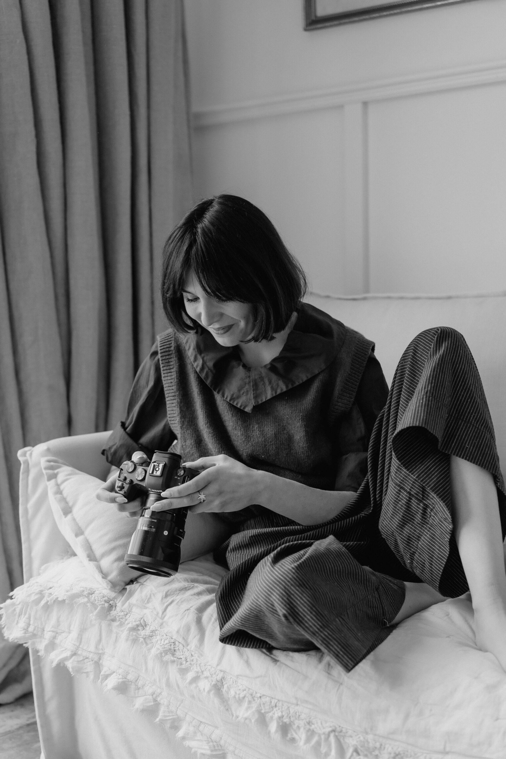 behind the lens, wedding photography by Alexandria French