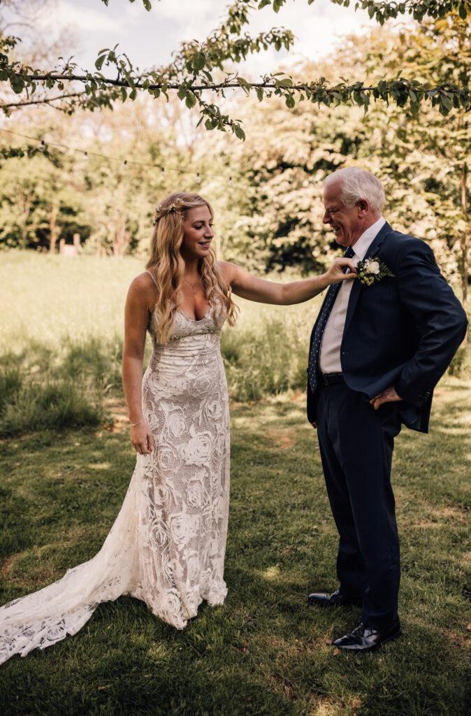 A Lush Back Garden Tipi Wedding, Yorkshire, photo 3 by Alexandria French Photography