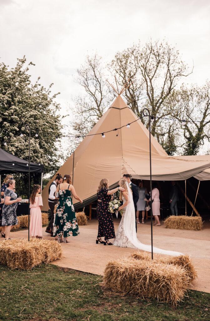 A Lush Back Garden Tipi Wedding, Yorkshire, photo 34 by Alexandria French Photography