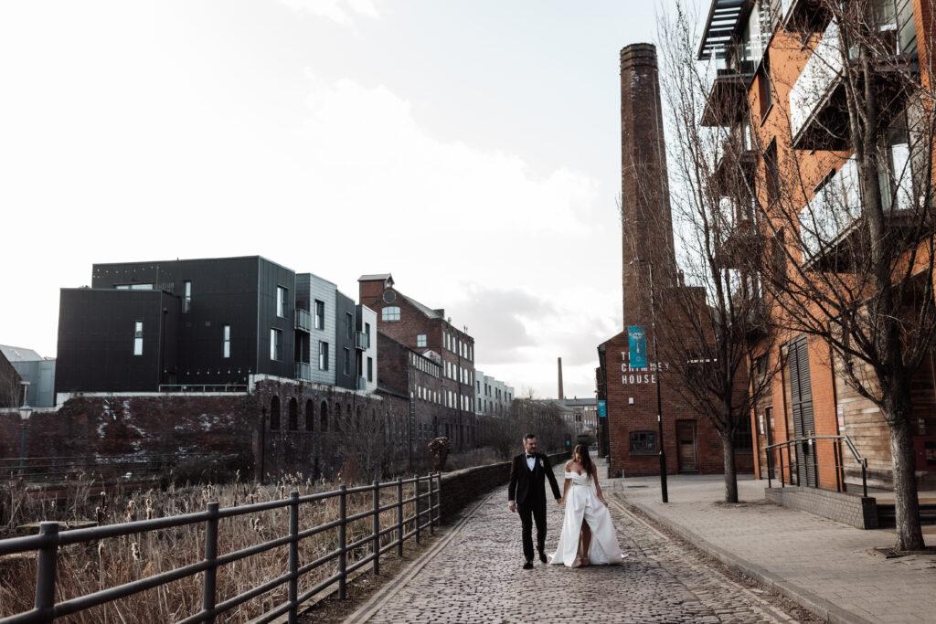 Sheffield Wedding at The Chimney House and The Mowbray, Kelham Island, Sheffield, photo 1 by Alexandria French Photography