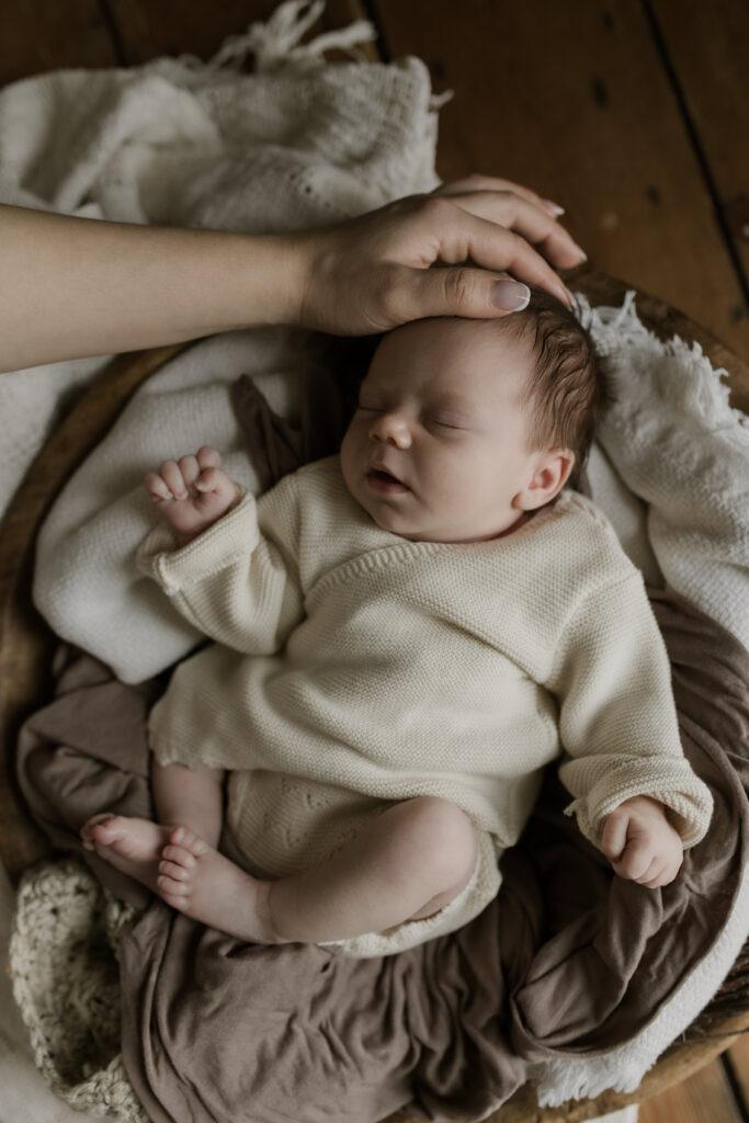 The Beginnings of Love: a newborn photography session, Sheffield, South Yorkshire, photo 3 by Alexandria French Photography
