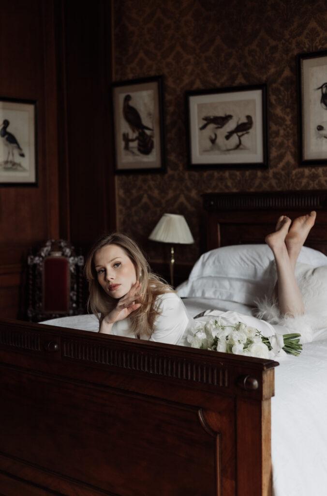 The Beauty and Romance of morning Bridal Portraits, photo 17 by Alexandria French Photography