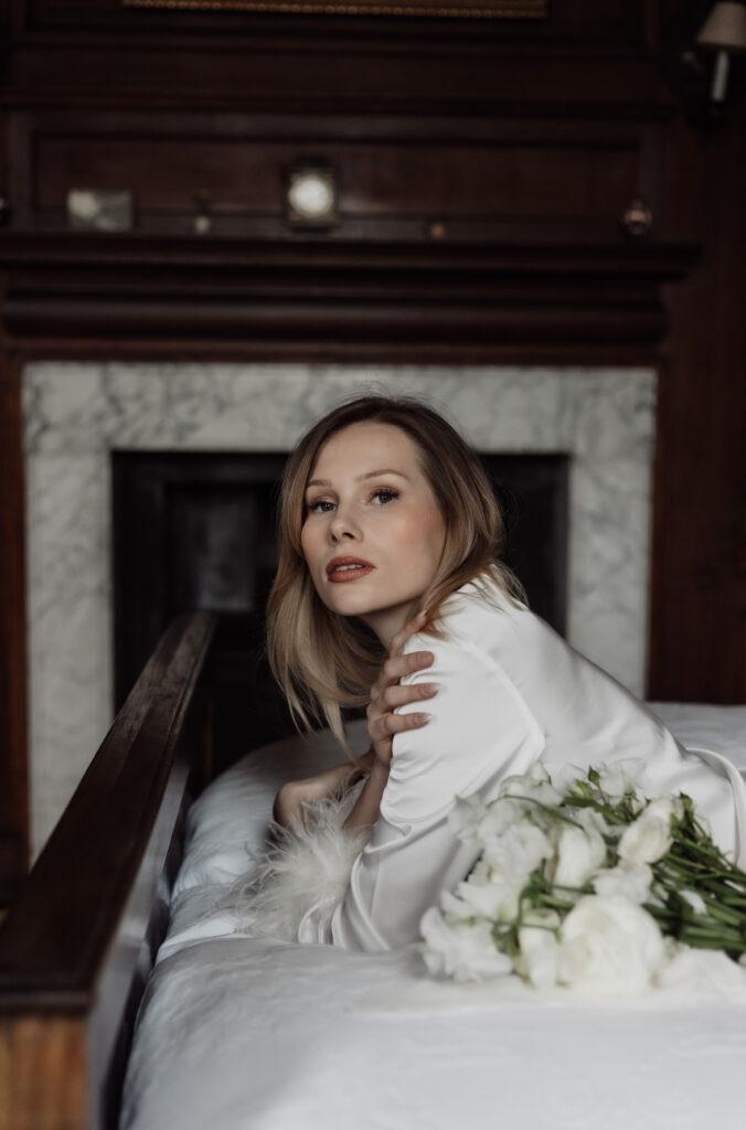 The Beauty and Romance of morning Bridal Portraits, photo 15 by Alexandria French Photography