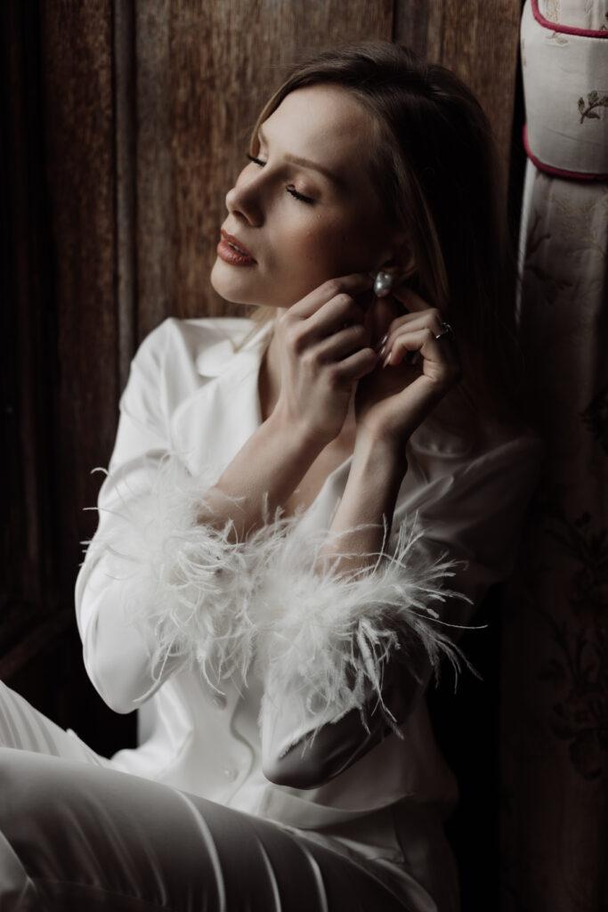 The Beauty and Romance of morning Bridal Portraits, photo 9 by Alexandria French Photography