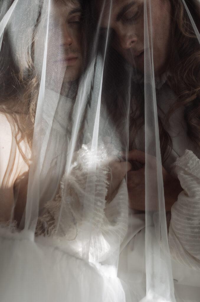 lgbtq wedding portrait by a fine art wedding photographer. Creating art within wedding photography