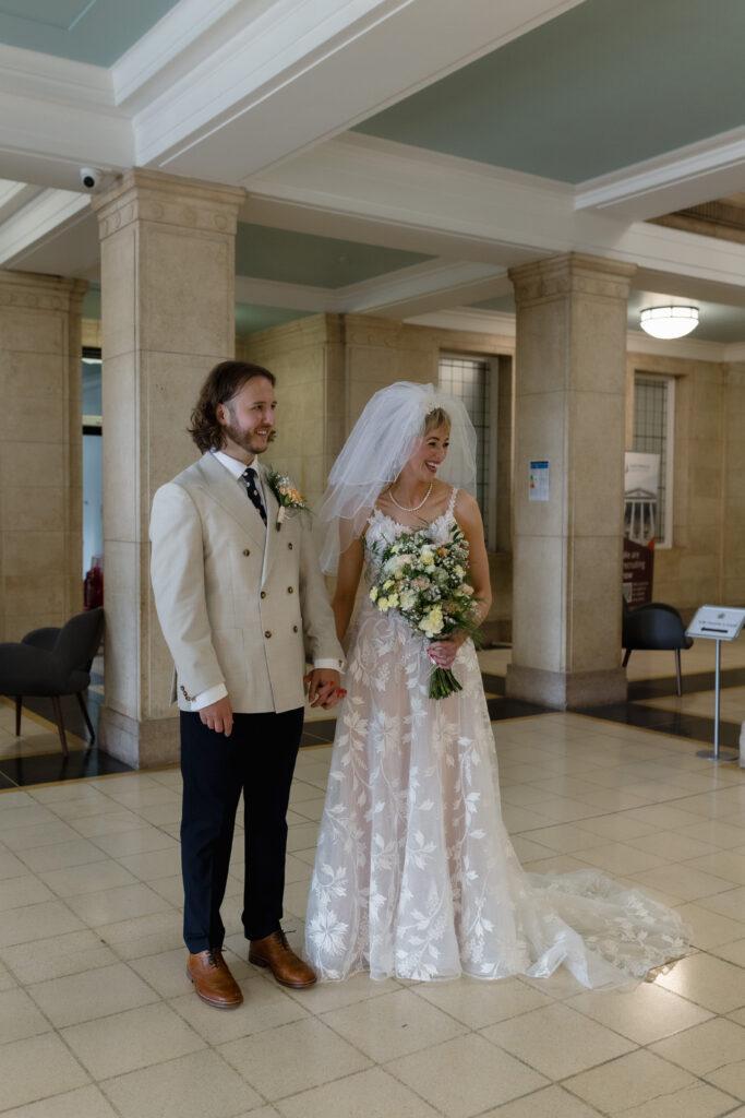 Town Hall Ceremony and Peak Edge Hotel Reception, Chesterfield, Derbyshire, photo 10 by Alexandria French Photography