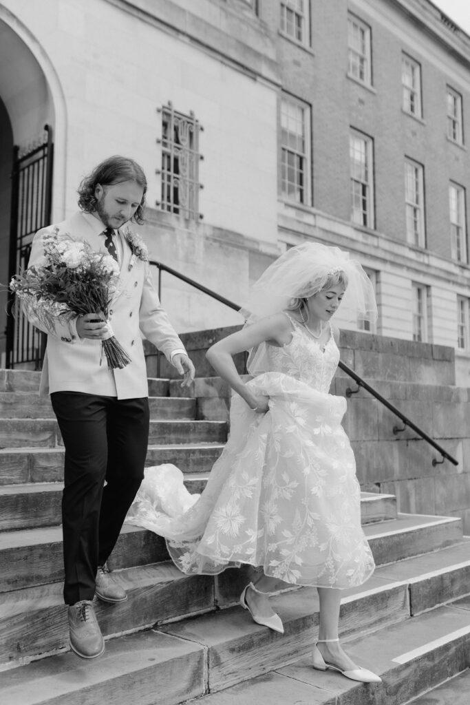 Town Hall Ceremony and Peak Edge Hotel Reception, Chesterfield, Derbyshire, photo 13 by Alexandria French Photography