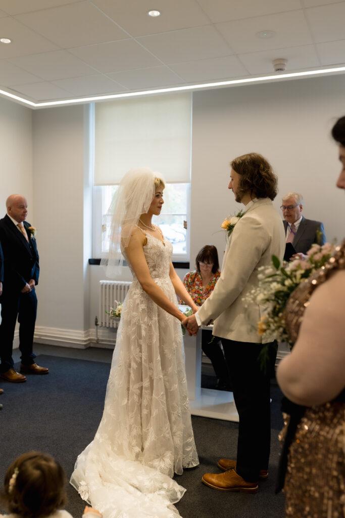 Town Hall Ceremony and Peak Edge Hotel Reception, Chesterfield, Derbyshire, photo 5 by Alexandria French Photography